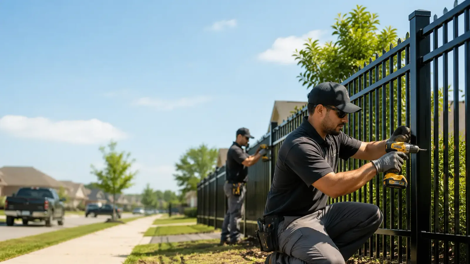 Metal Fence Installation in Art, TX